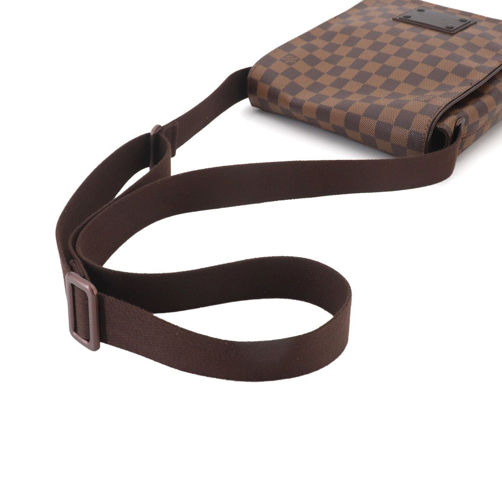 Louis Vuitton Damier Brooklyn PM Shoulder Bag Ebene — view 5