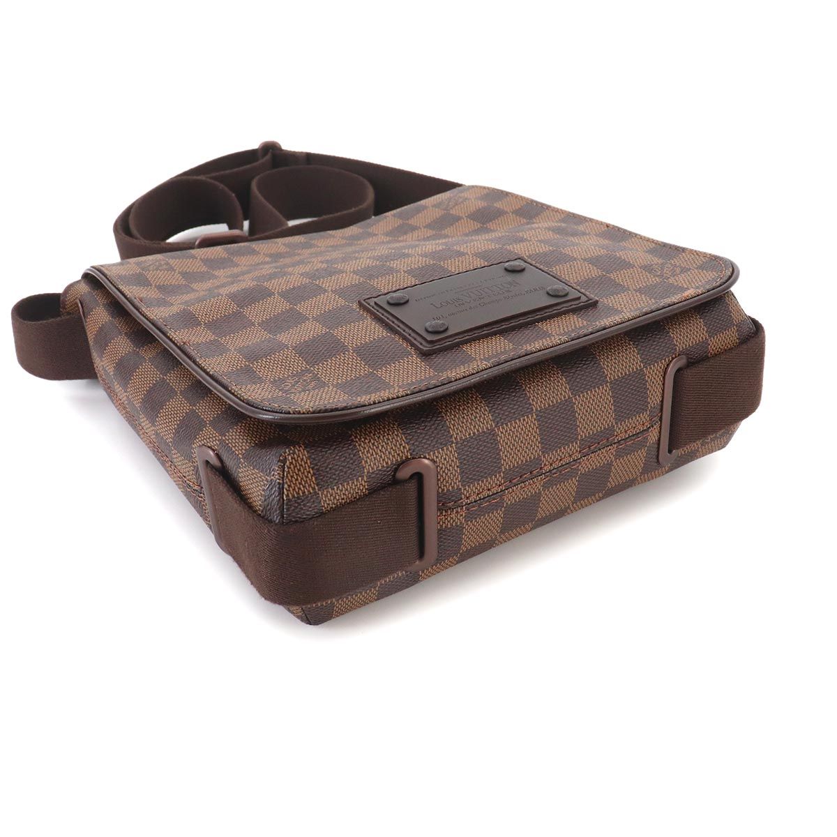 Louis Vuitton Damier Brooklyn PM Shoulder Bag Ebene — view 4