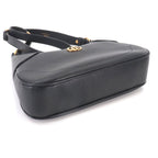 Gucci Aphrodite Small Shoulder Bag Leather Black — view 5