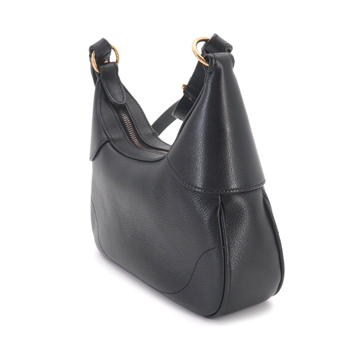 Gucci Aphrodite Small Shoulder Bag Leather Black — view 4
