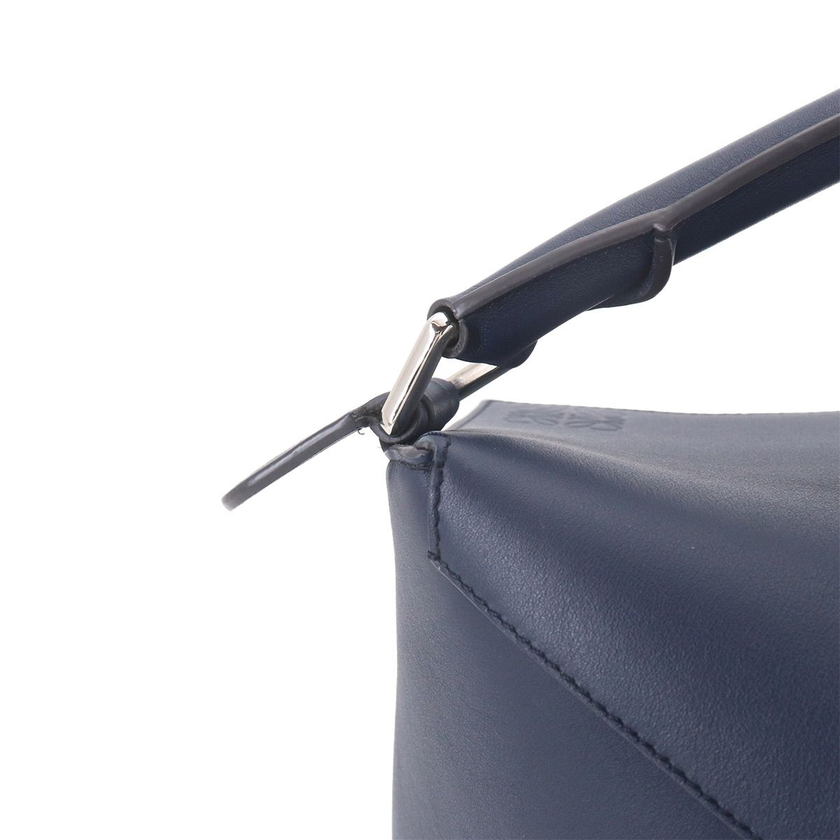 Loewe Puzzle Edge Bag Large 2-Way Bag Leather Navy — view 9