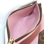 Louis Vuitton Monogram Portefeuille Victorine Trifold Wallet Rose Ballerine — view 7