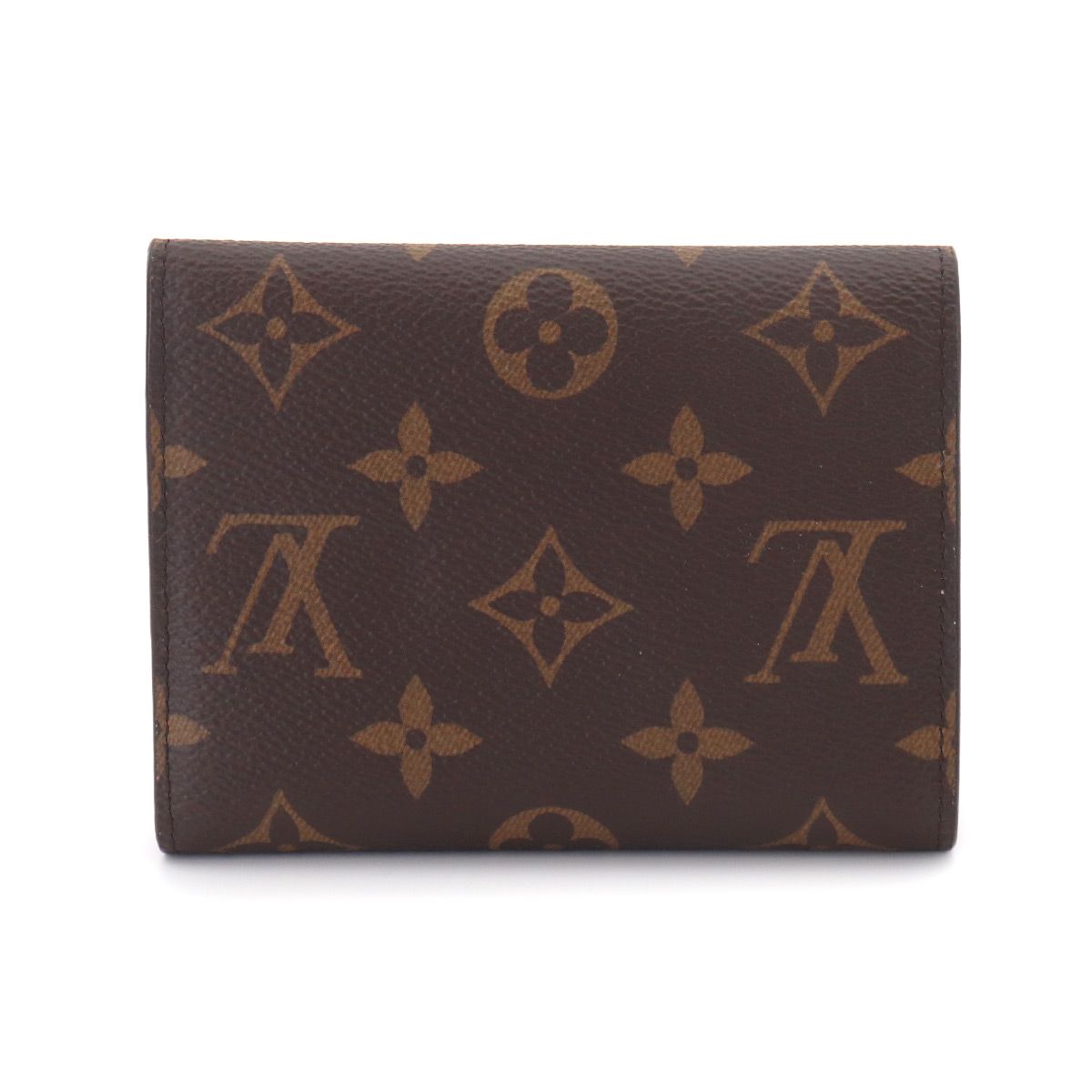Louis Vuitton Monogram Portefeuille Victorine Trifold Wallet Rose Ballerine — view 3