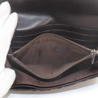 Fendi Zucca Bifold Wallet Canvas Leather Brown Silver — view 7