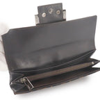 Fendi Zucca Bifold Wallet Canvas Leather Brown Silver — view 5