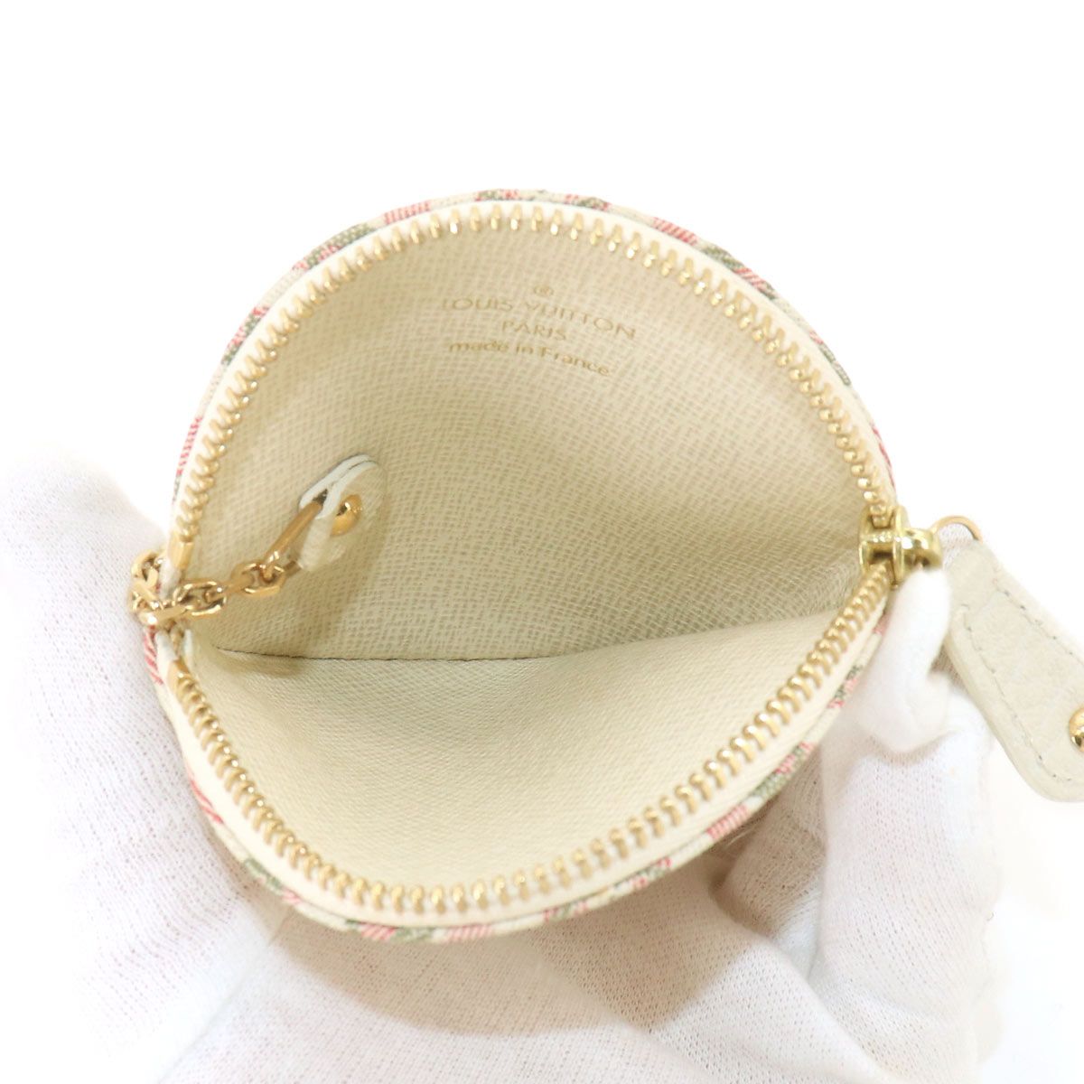 Louis Vuitton Monogram Mini Lin Croisette Porte Moneron Coin Case Canvas — view 6