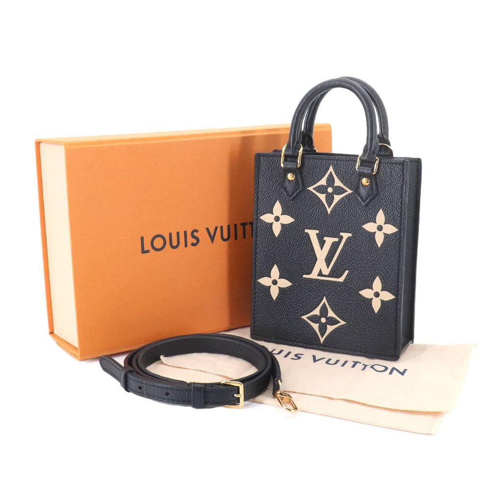 Louis Vuitton Bicolor Monogram Empreinte Petite Sac Plat 2-Way Hand — view 2