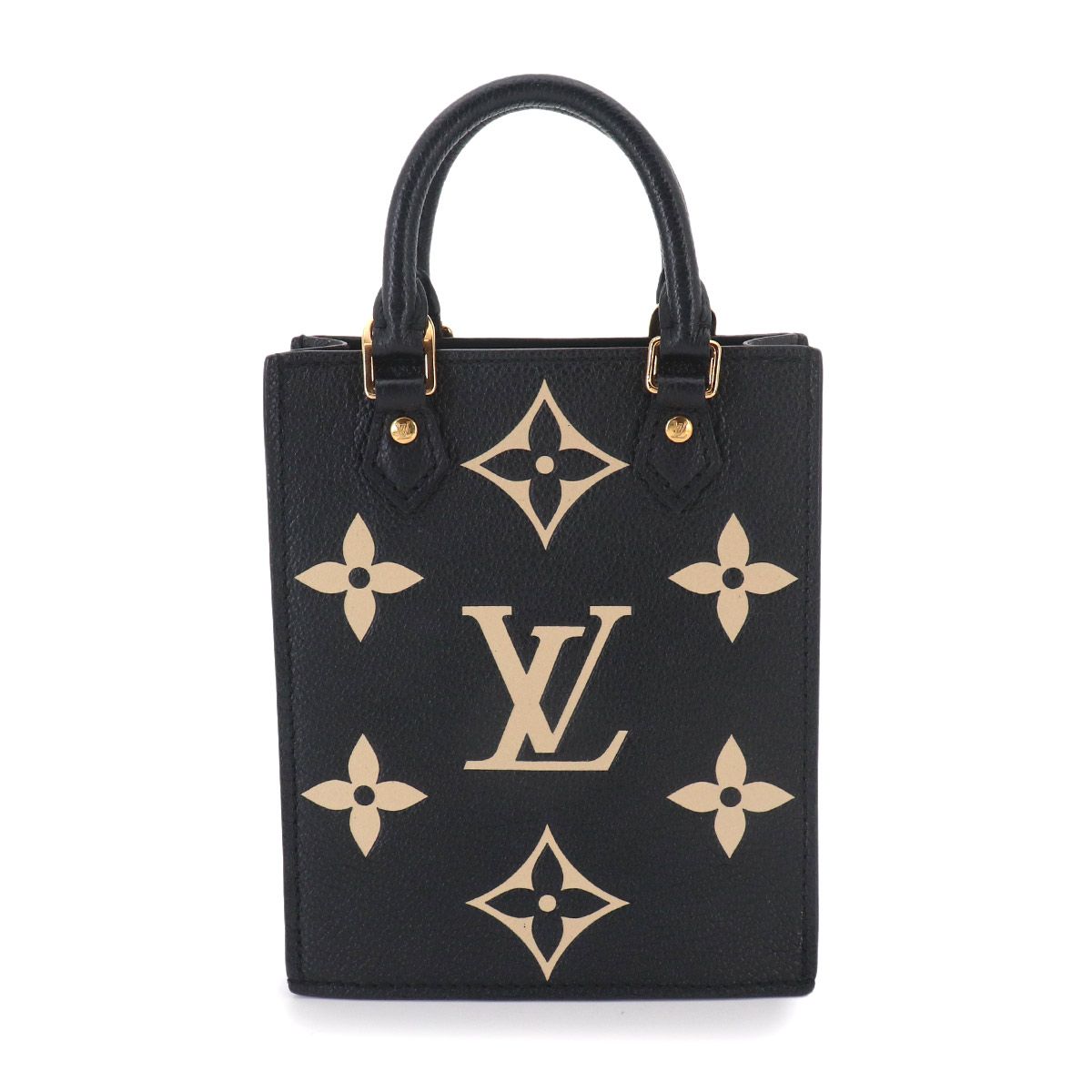 Louis Vuitton Bicolor Monogram Empreinte Petite Sac Plat 2-Way Hand — view 3