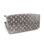 Louis Vuitton Monogram Jacquard Denim On The Go MM 2-Way Tote Shoulder Bag Gray — view 4