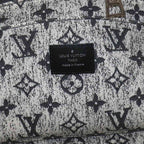 Louis Vuitton Monogram Jacquard Denim On The Go MM 2-Way Tote Shoulder Bag Gray — view 7