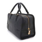 Loewe Amazona 28 Hand Bag Leather Black Gold — view 3