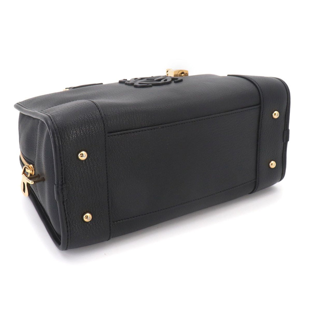 Loewe Amazona 28 Hand Bag Leather Black Gold — view 4