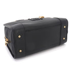 Loewe Amazona 28 Hand Bag Leather Black Gold — view 4