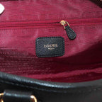 Loewe Amazona 28 Hand Bag Leather Black Gold — view 7