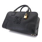 Loewe Amazona 28 Hand Bag Leather Black Gold — view 8