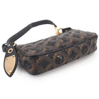Louis Vuitton Monogram Eclipse Pochette Hand Bag Sequins — view 4