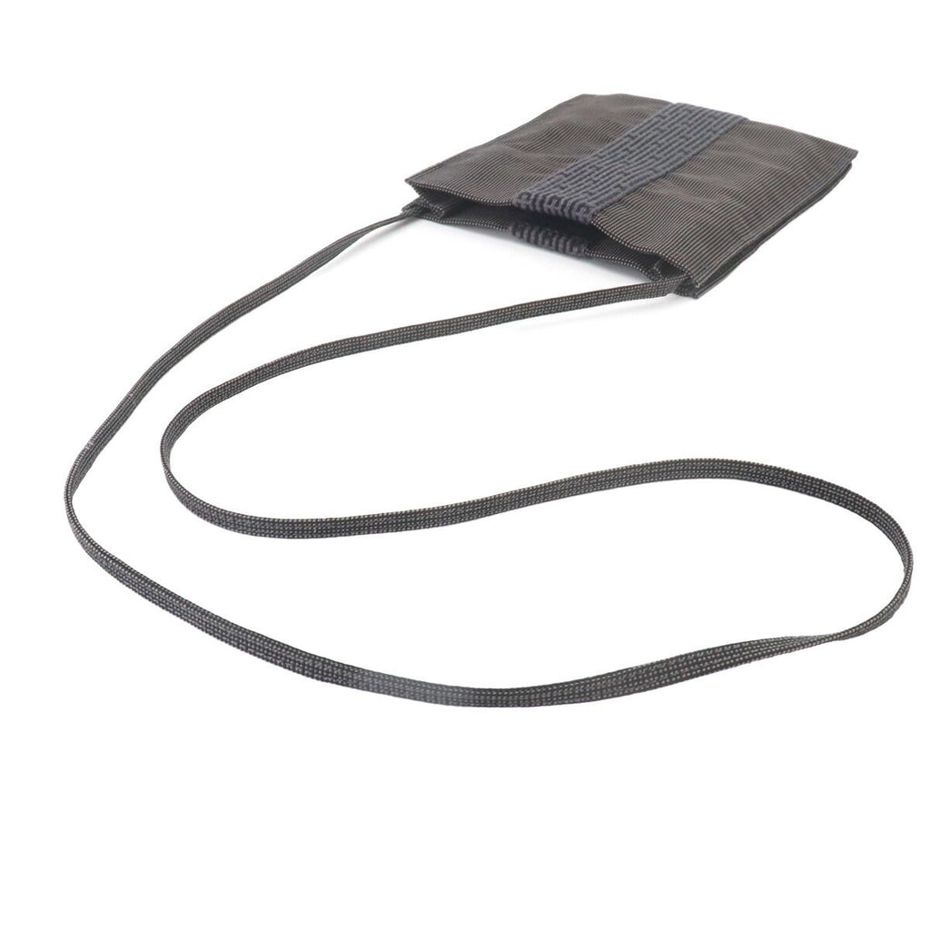 Hermes Her Line Pochette Shoulder Bag Canvas Gray Herline — view 5