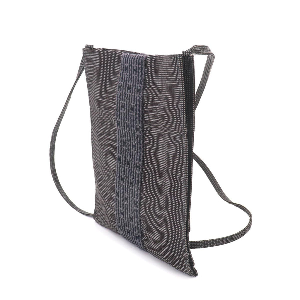 Hermes Her Line Pochette Shoulder Bag Canvas Gray Herline — view 3