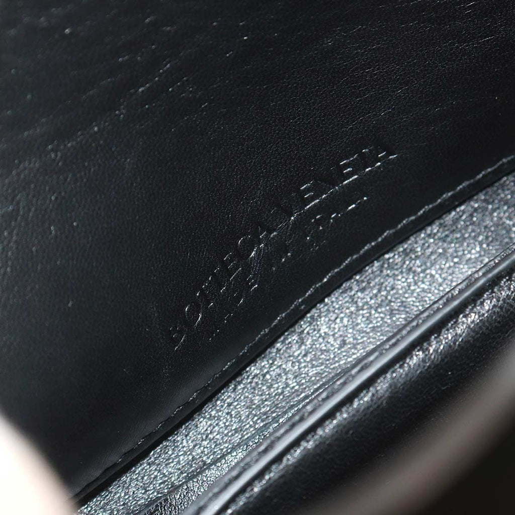 Bottega Veneta Mount 2-Way Chain Shoulder Bag Leather Black — view 8