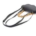 Bottega Veneta Mount 2-Way Chain Shoulder Bag Leather Black — view 6