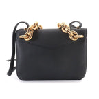 Bottega Veneta Mount 2-Way Chain Shoulder Bag Leather Black — view 3