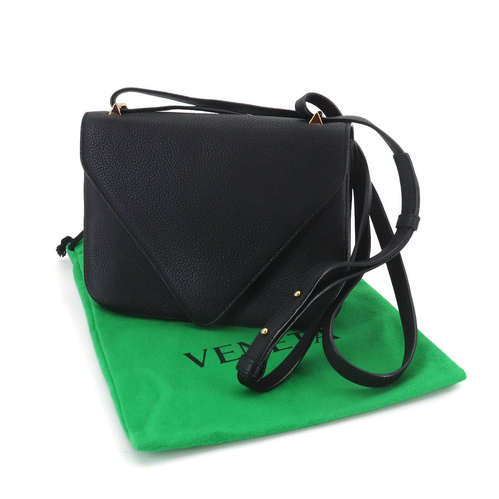 Bottega Veneta Mount 2-Way Chain Shoulder Bag Leather Black — view 2