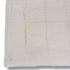 Louis Vuitton Silk Wool Scarf Monogram Beige — view 6