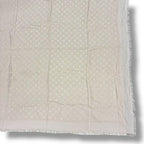 Louis Vuitton Silk Wool Scarf Monogram Beige — view 5