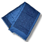 Louis Vuitton Silk Scarf Monogram Navy — view 2