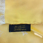 Louis Vuitton Silk Scarf Monogram Yellow — view 8