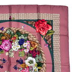 Gucci Silk Flora Scarf Floral — view 5