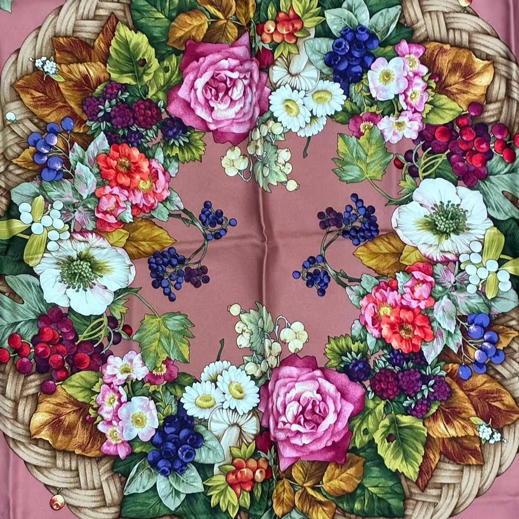 Gucci Silk Flora Scarf Floral — view 7