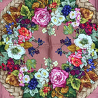 Gucci Silk Flora Scarf Floral — view 7