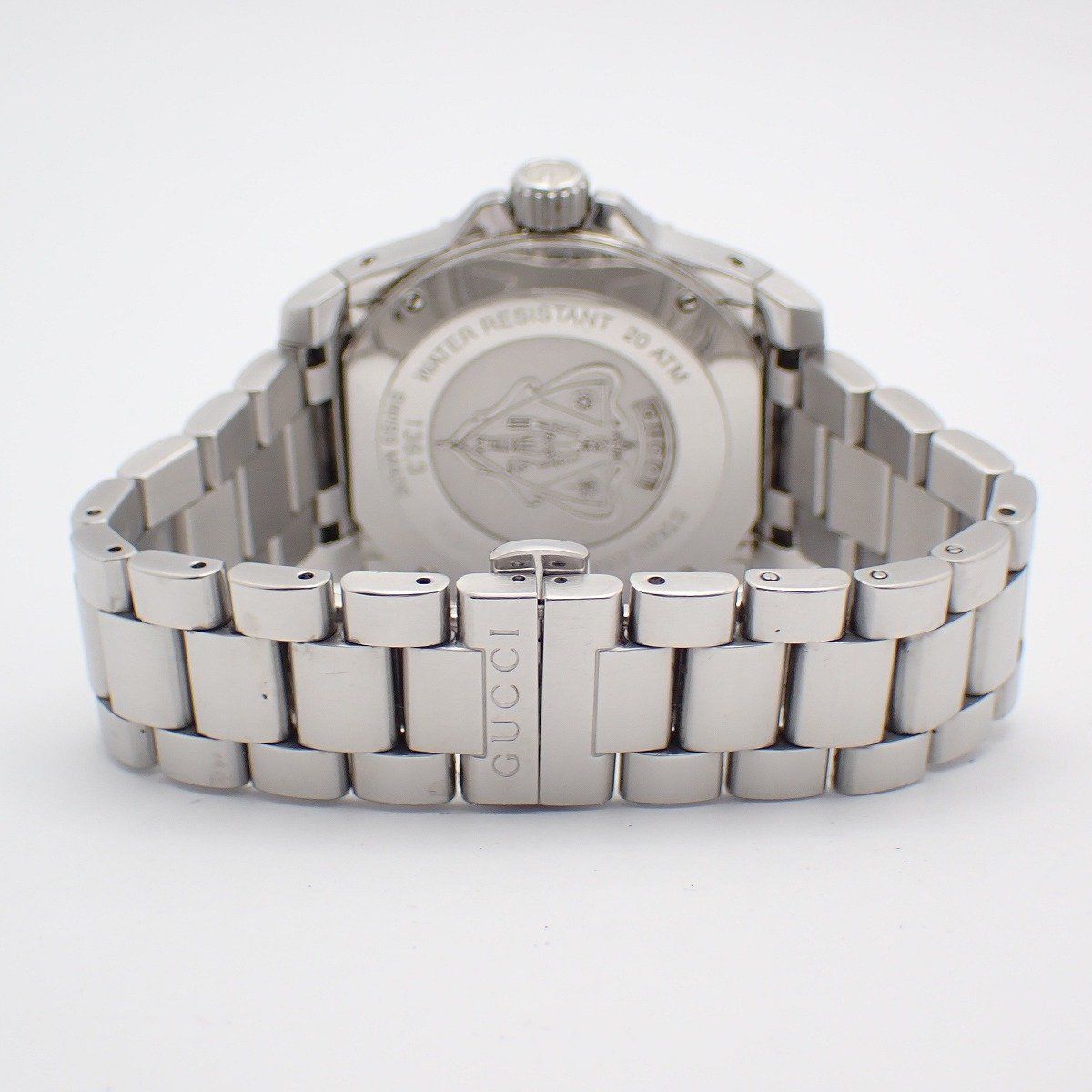 Gucci 136.3 Dive Waterproof Quartz Watch White Dial SS Pawn — view 3