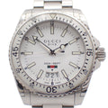 Gucci 136.3 Dive Waterproof Quartz Watch White Dial SS Pawn