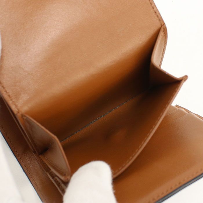 Celine Small Strap Wallet Triomphe Canvas Bifold — view 6