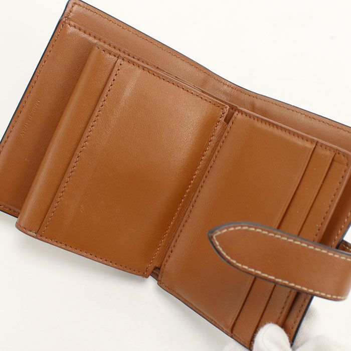 Celine Small Strap Wallet Triomphe Canvas Bifold — view 4