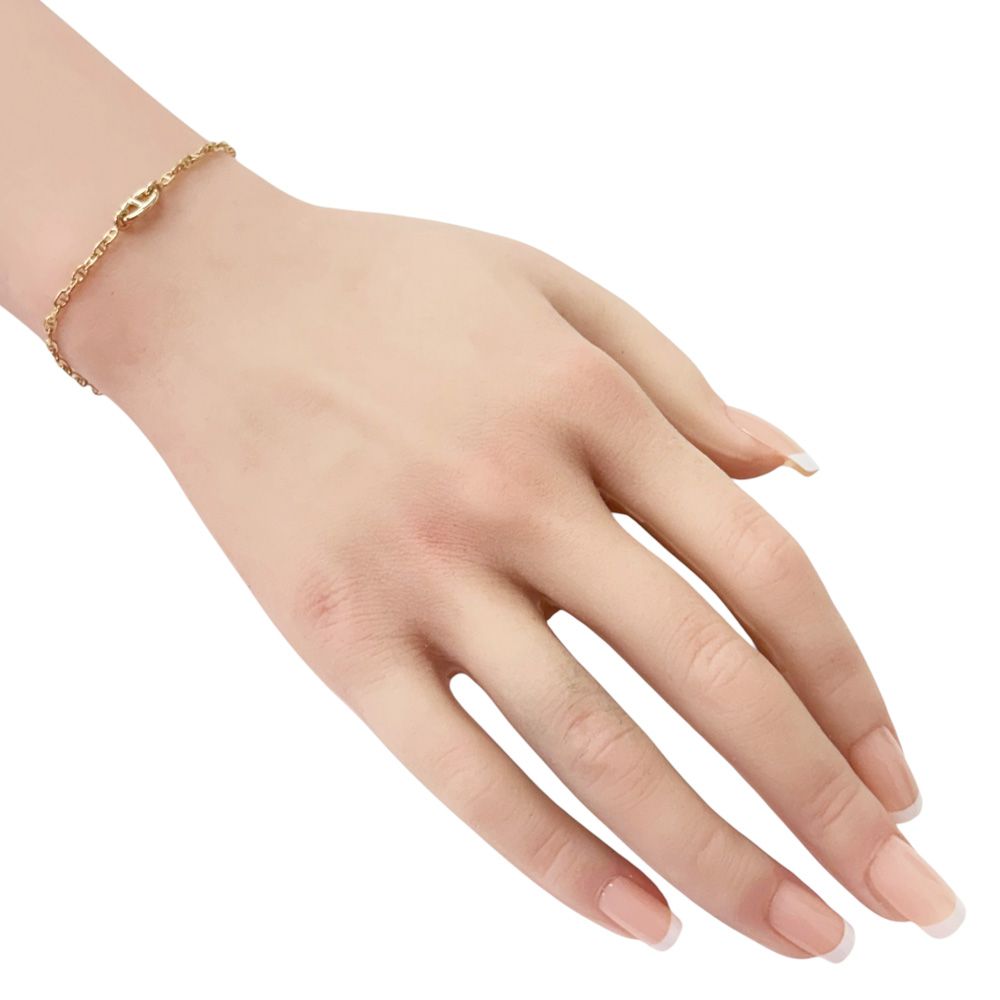 Hermes Chaine D'ancre Farandole Bracelet 18k Gold — view 2