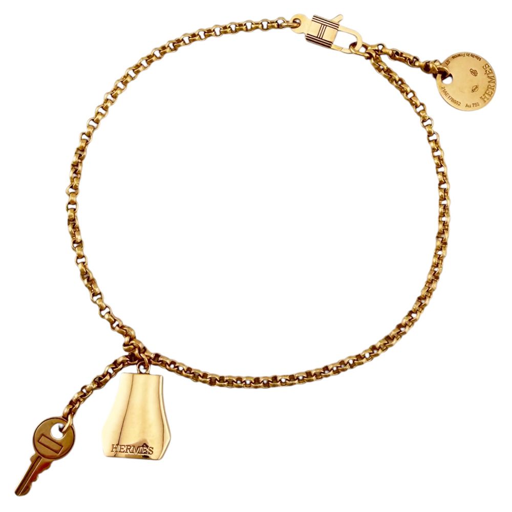 Hermes Kelly Clochette Bracelet 18k Gold