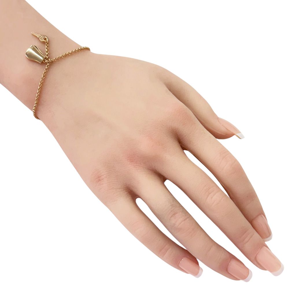 Hermes Kelly Clochette Bracelet 18k Gold — view 2
