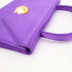 Celine Vintage Satin Top Handle Handbag — view 5