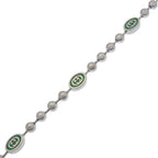 Gucci Interlocking Ball Chain 925 Sterling Silver Bracelet — view 4