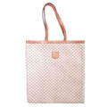 Celine Macadam Pattern Tote Triomphe Leather Brown