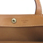Celine Macadam Pattern Tote Triomphe Leather Brown — view 6