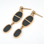 Hermes Earrings Chaine D'ancre Verso Ceramic Diamond — view 3