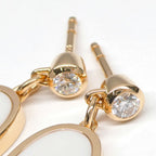 Hermes Earrings Chaine D'ancre Verso Ceramic Diamond — view 5