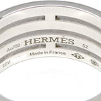 Hermes Ring Arianne GM 52 White Gold Diamond — view 7