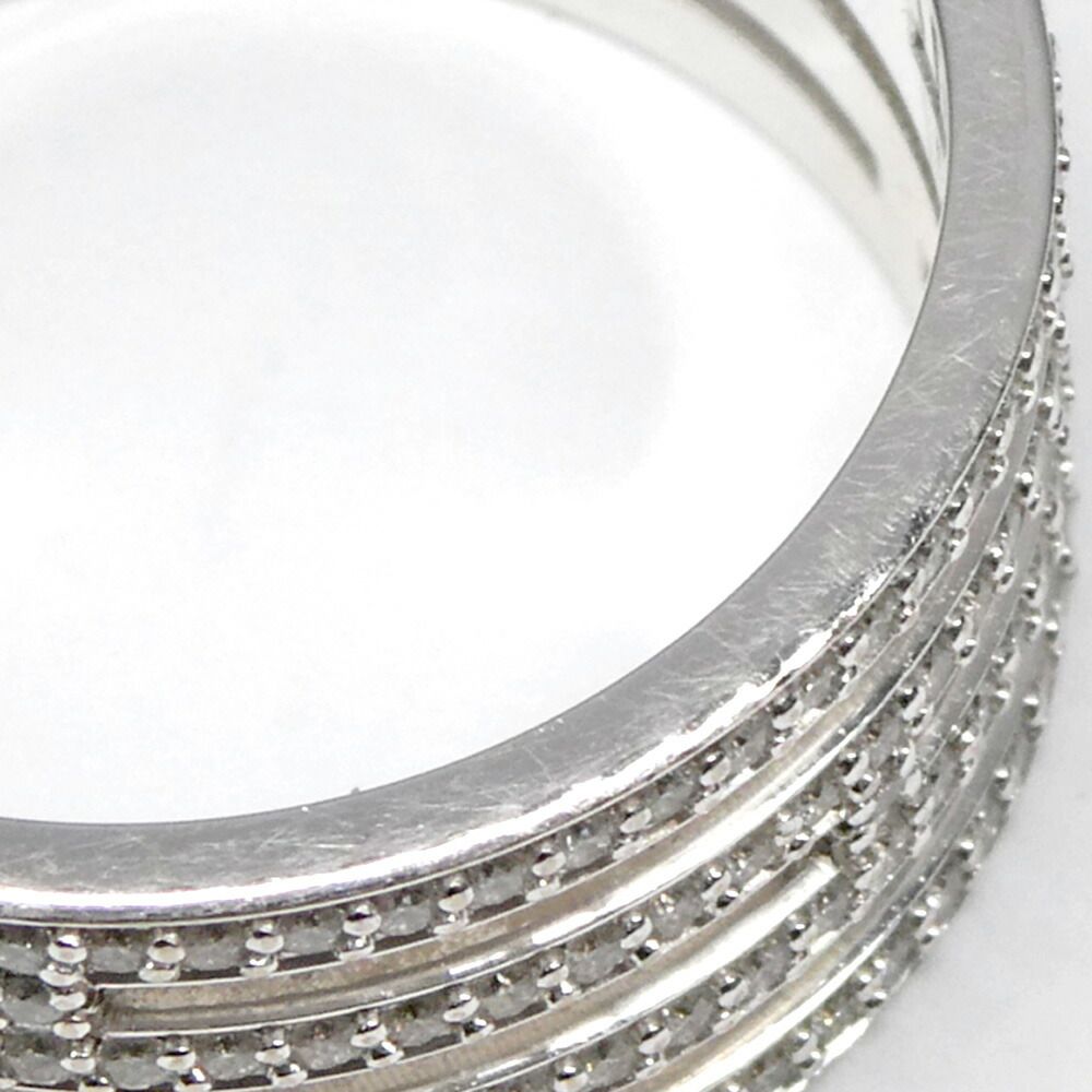 Hermes Ring Arianne GM 52 White Gold Diamond — view 5
