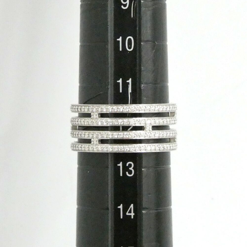 Hermes Ring Arianne GM 52 White Gold Diamond — view 8