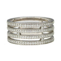 Hermes Ring Arianne GM 52 White Gold Diamond